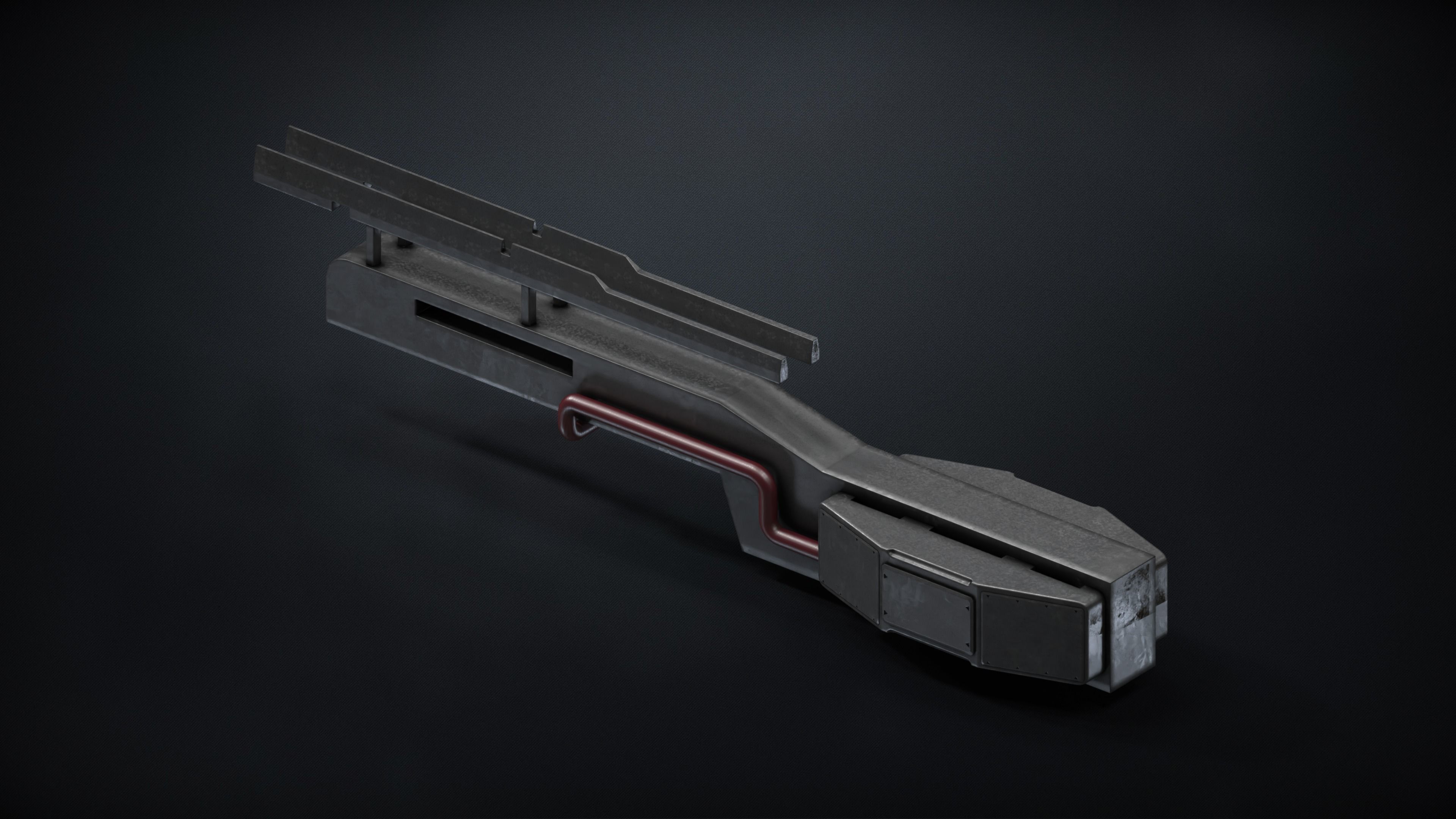 13 SUB-D Scifi Architecture Kitbash Elements Vol I 3D model_12