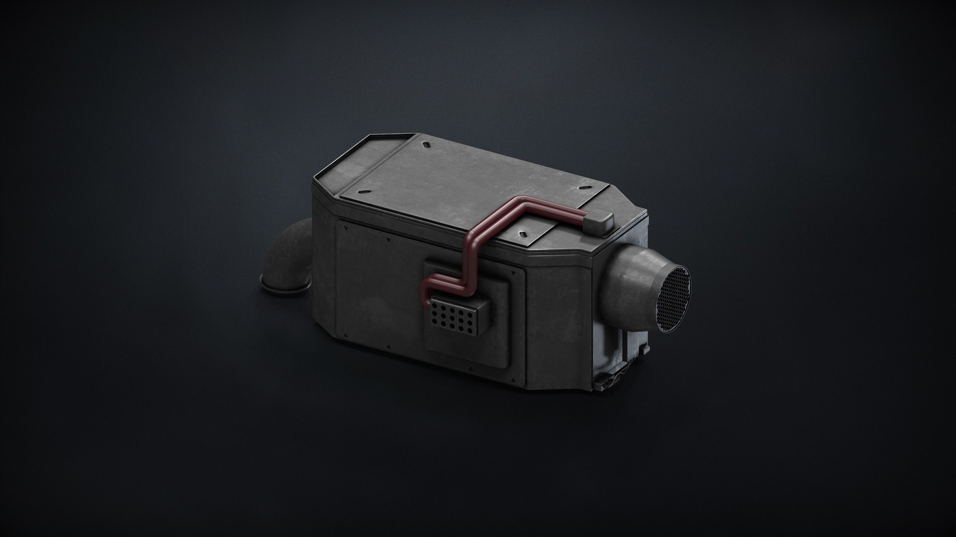 13 SUB-D Scifi Architecture Kitbash Elements Vol I 3D model_5