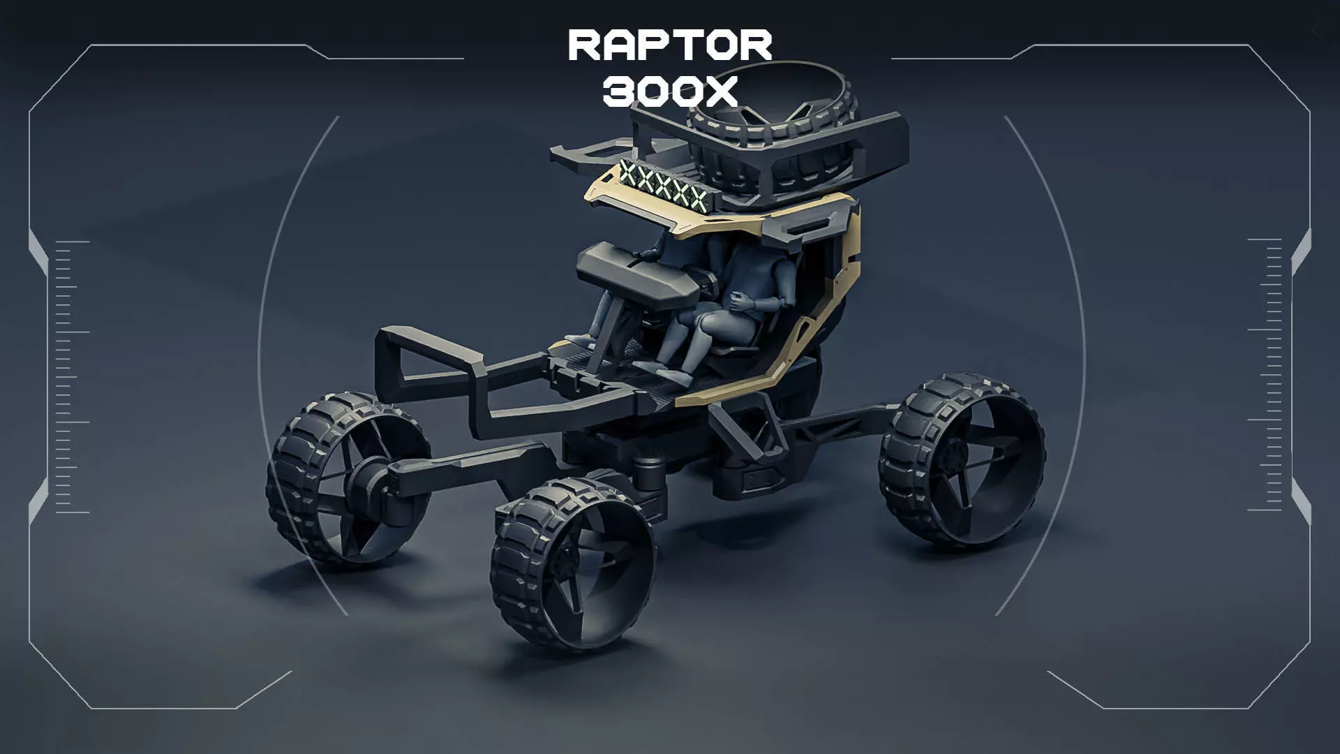 Raptor 300x Buggy  3D print model_2