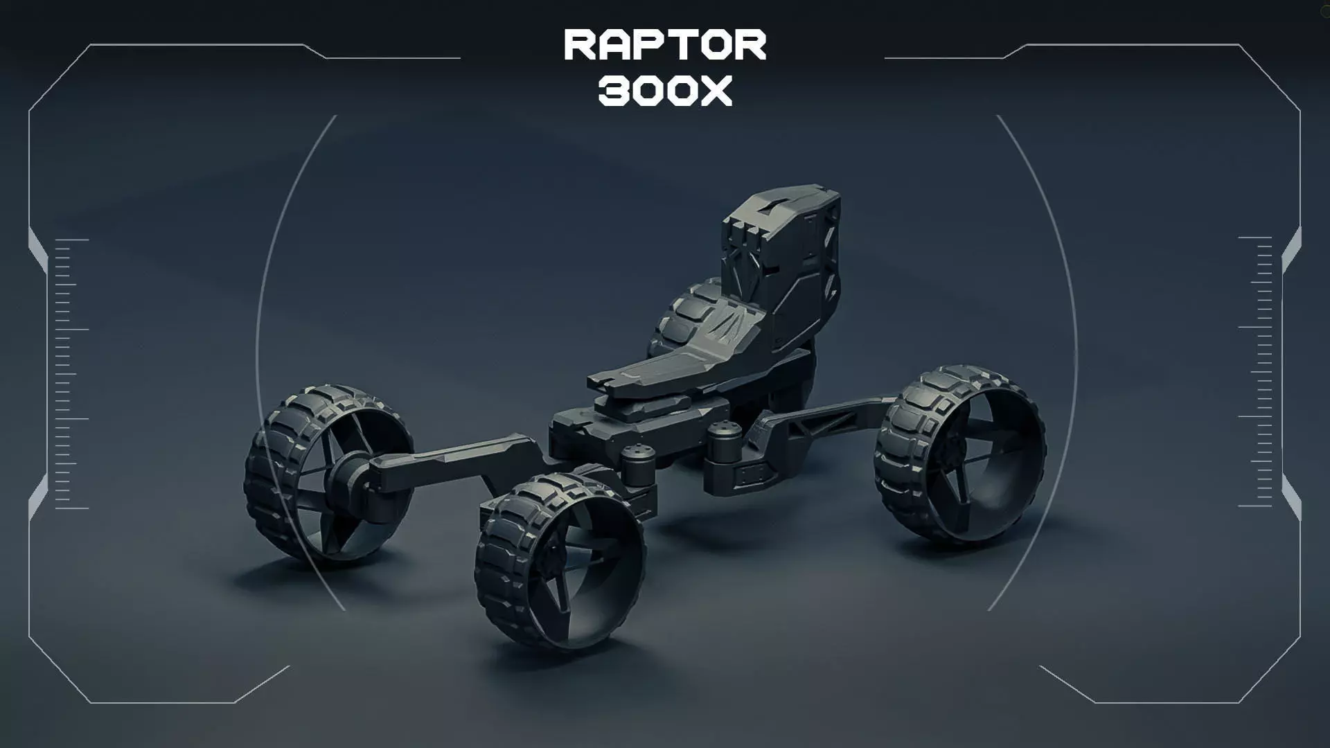 Raptor 300x Buggy  3D print model_3