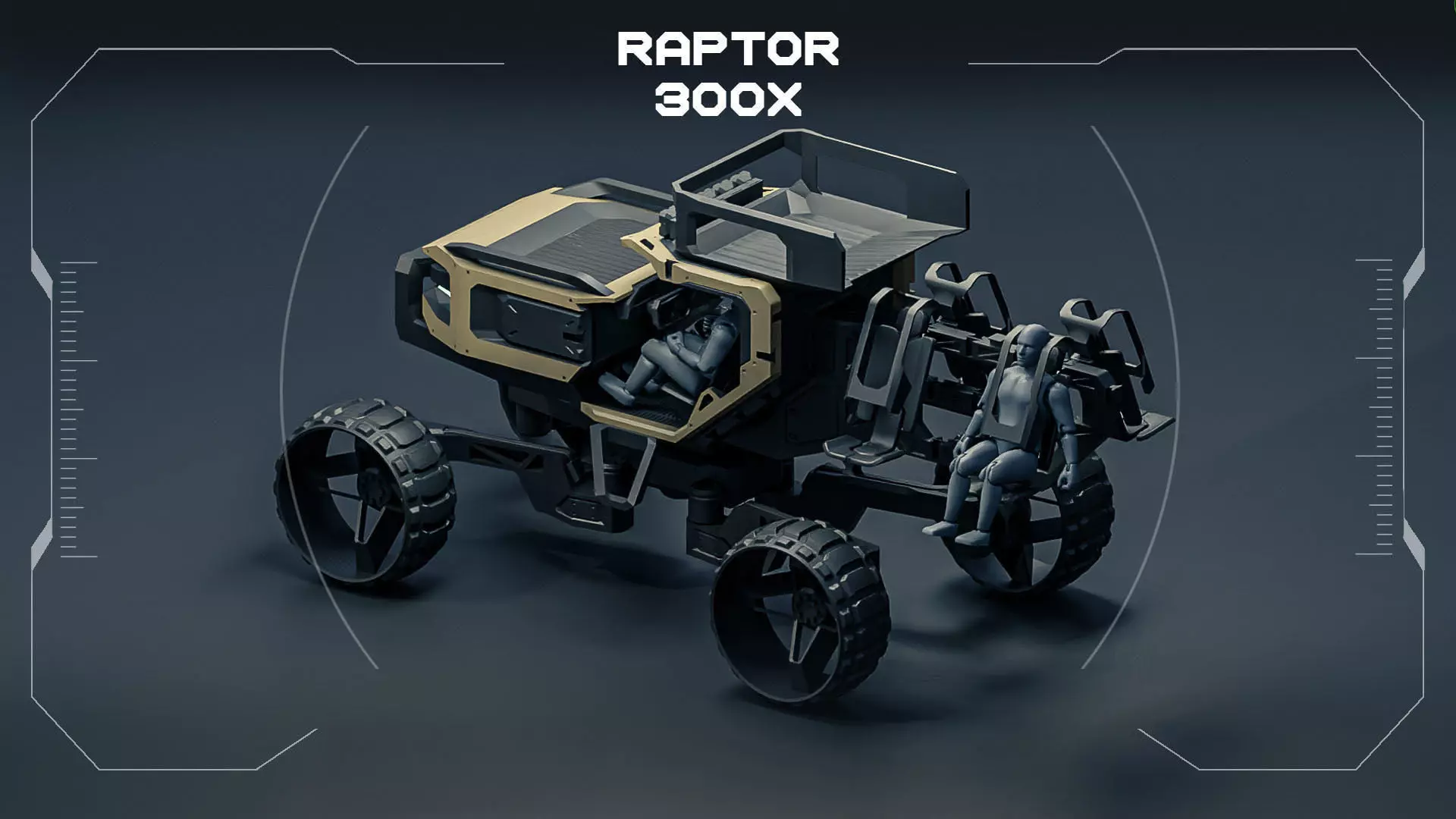 Raptor 300x Buggy  3D print model_1