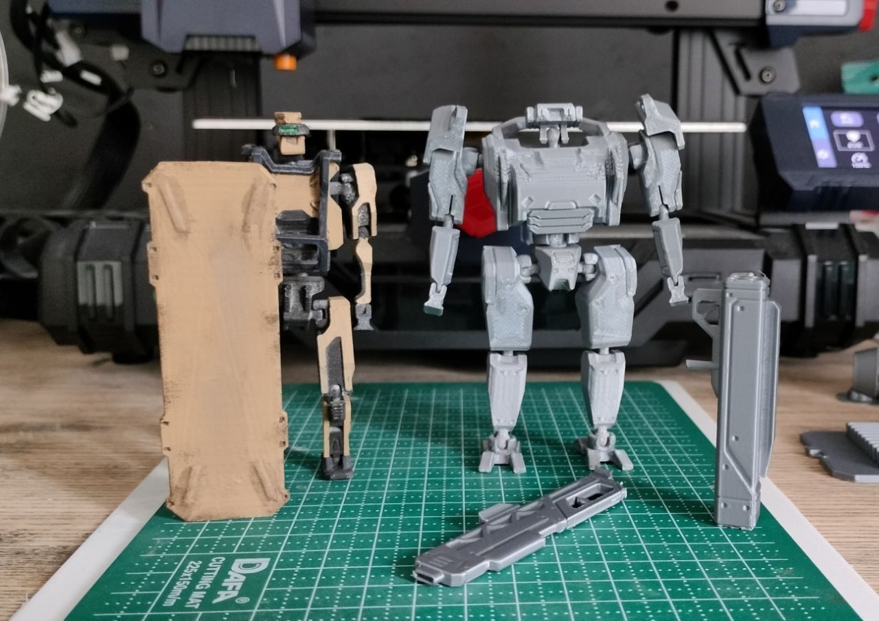 Humanoid Robot  HRX1 3D print model_1