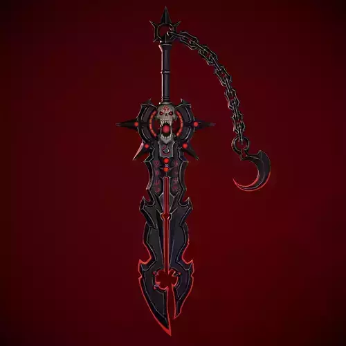 Stylize Sword Low-poly 3D model