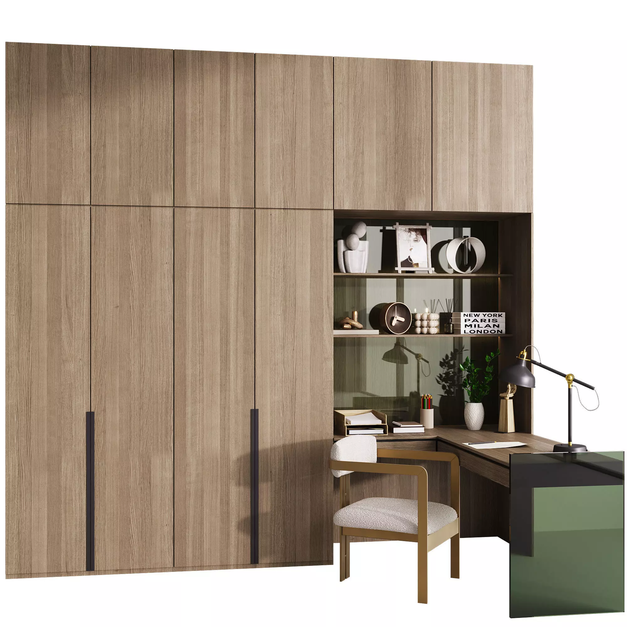 Workplace - office furniture 3D model