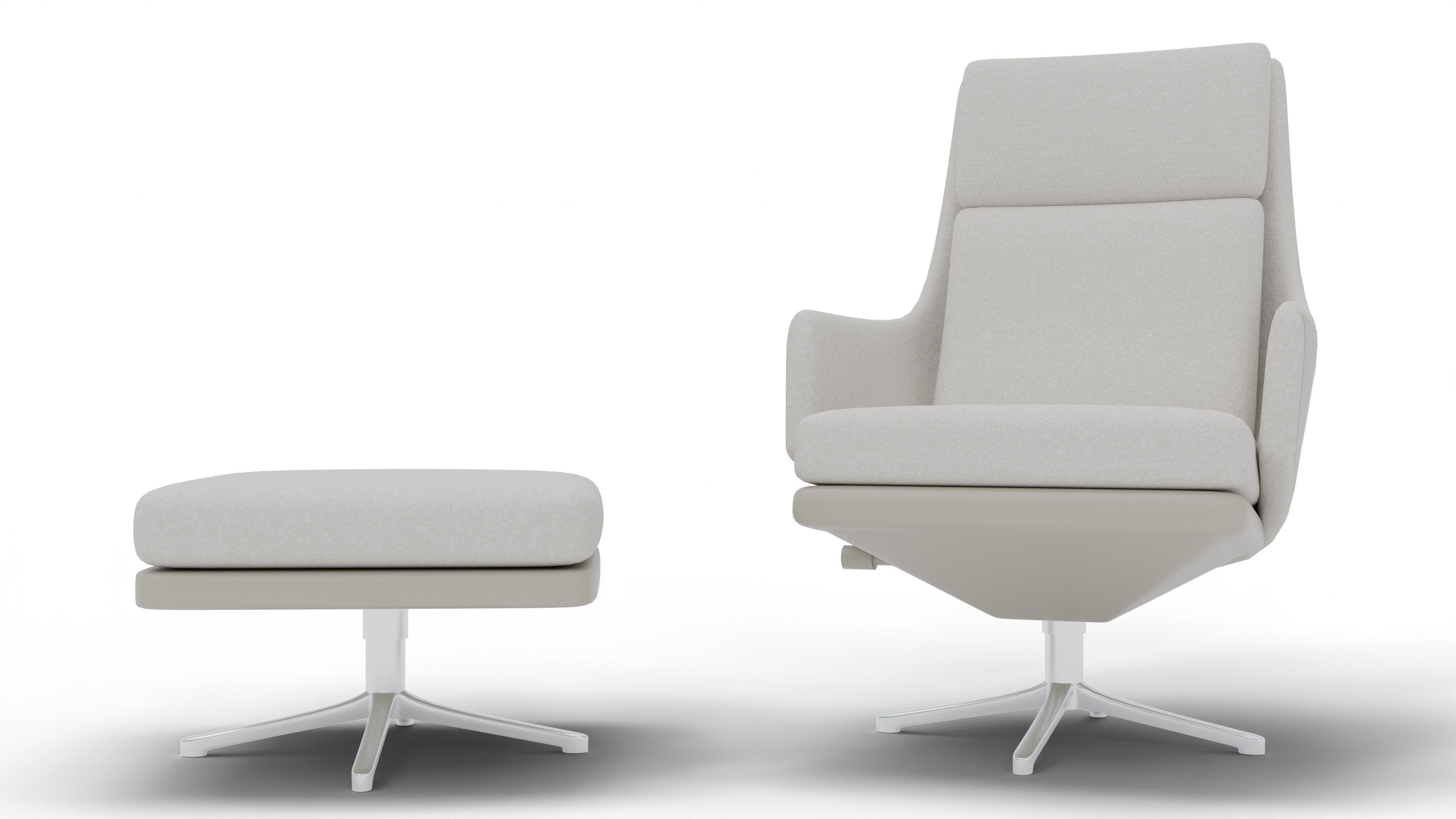 Grand Relax  Ottoman Chair 3D model_5