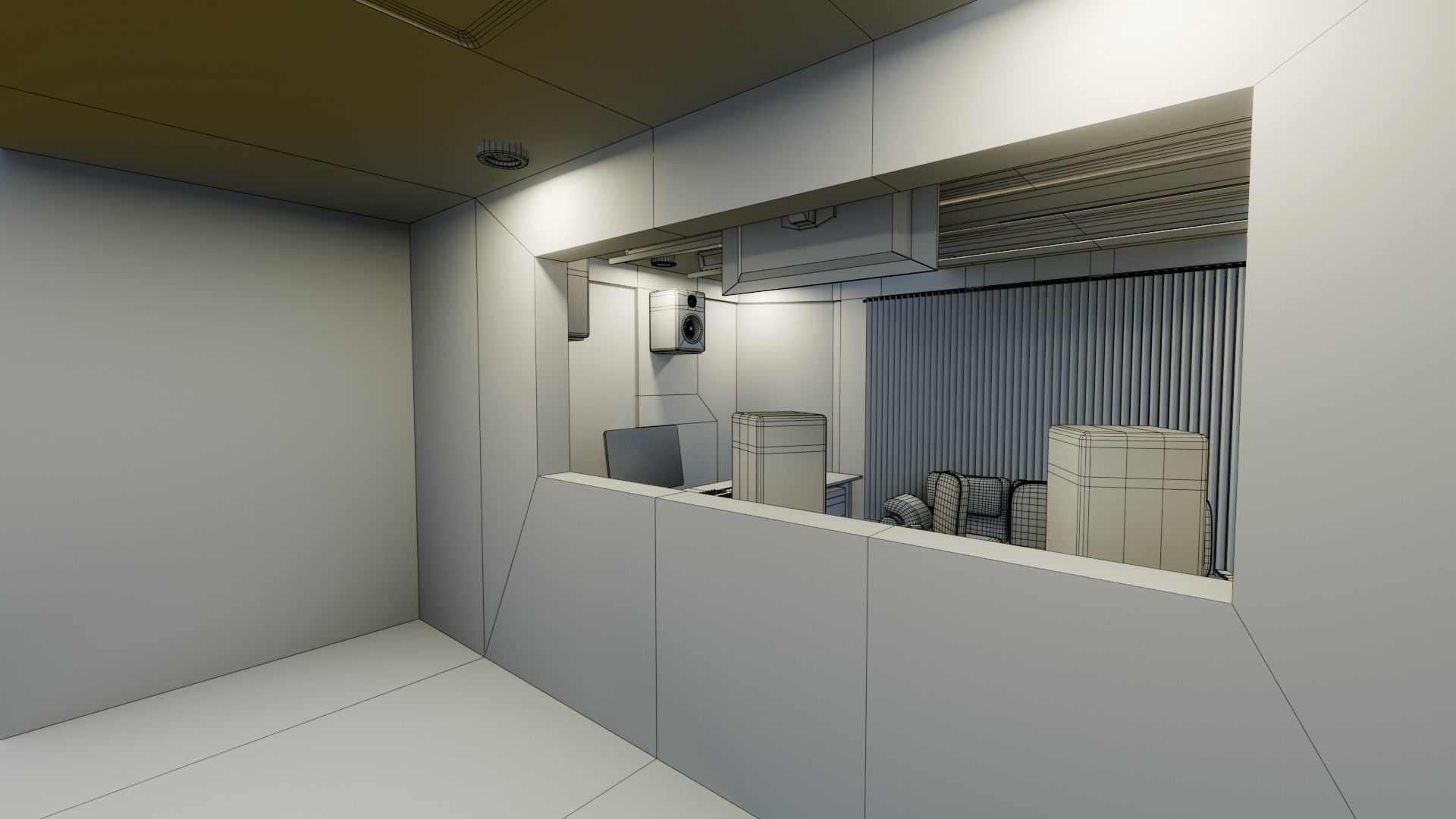 Recording Studio - Game Ready - PBR Low-poly 3D model_18