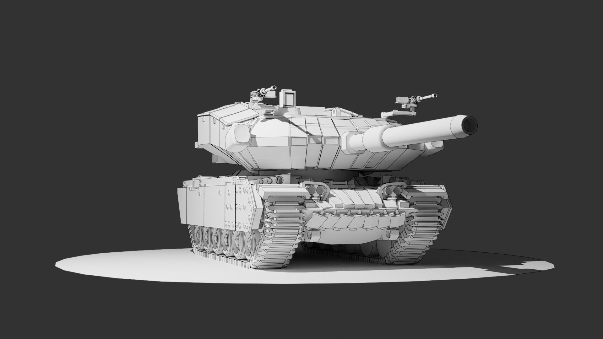 Pereh IDF Tank Closed Version 3D print model_8
