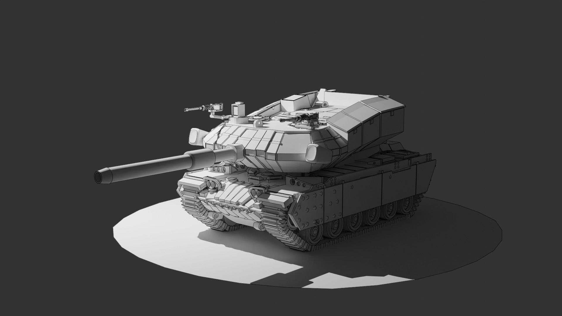 Pereh IDF Tank Closed Version 3D print model_7