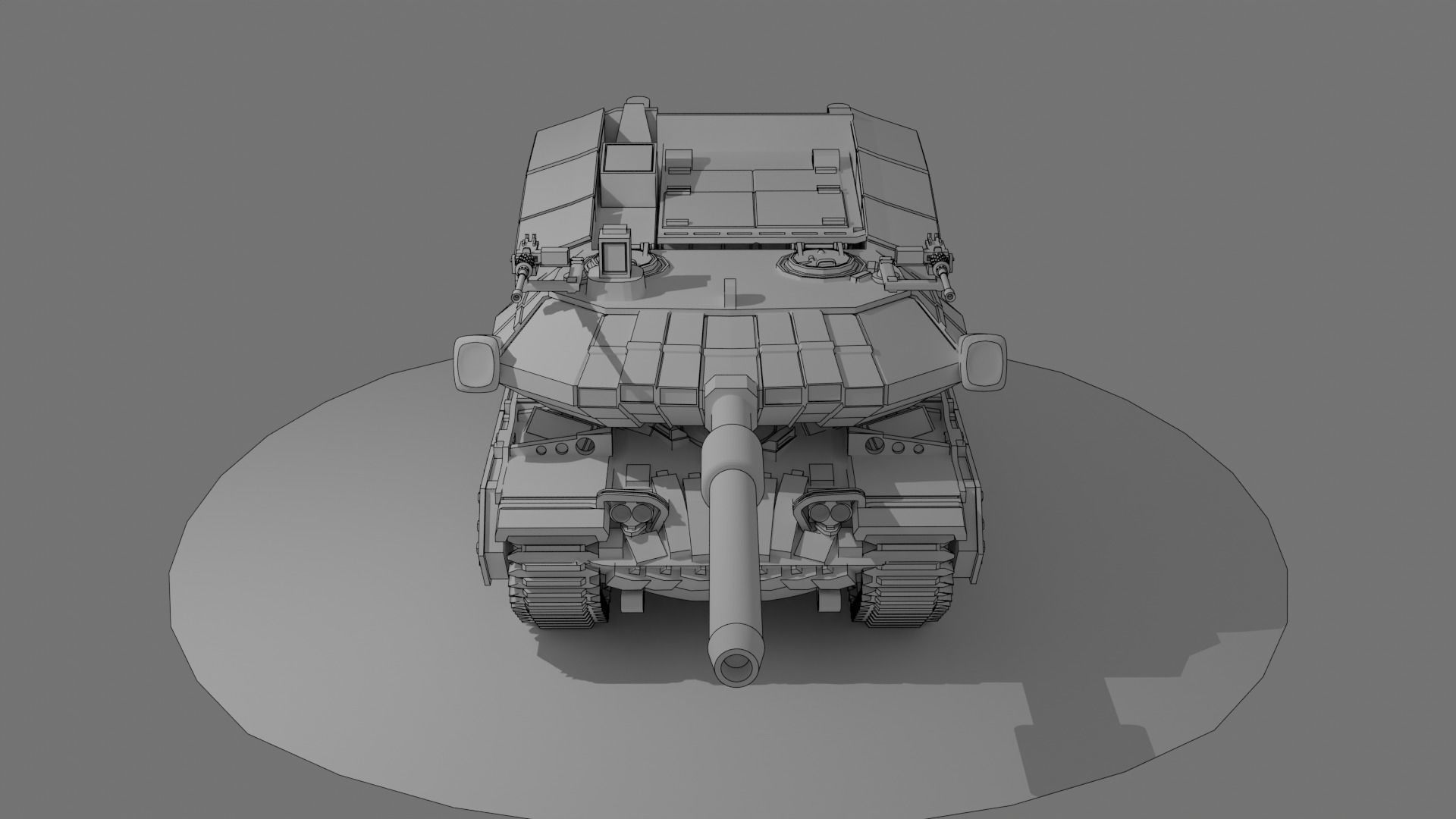 Pereh IDF Tank Closed Version 3D print model_1