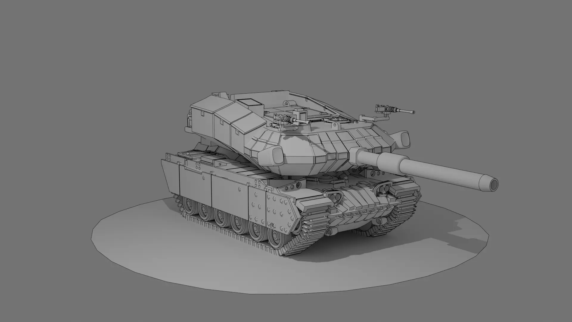 Pereh IDF Tank Closed Version 3D print model_0