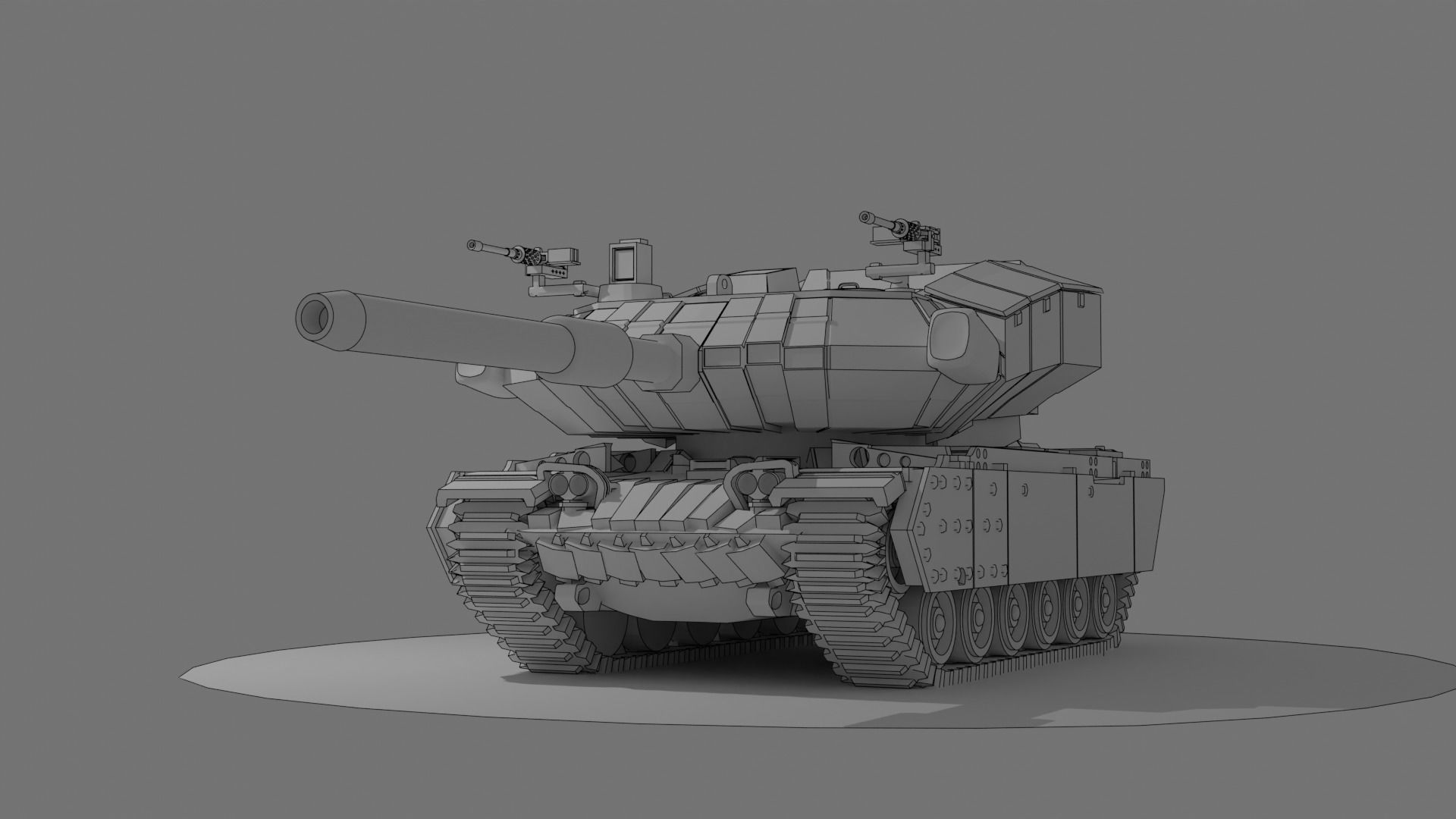 Pereh IDF Tank Closed Version 3D print model_2