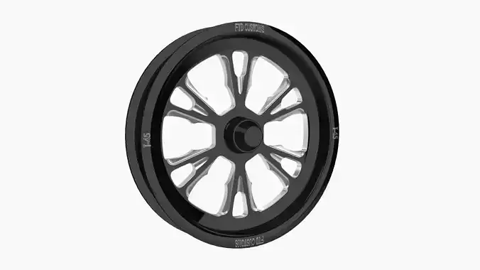 FTD Customs T45 Exhile dragster front wheel