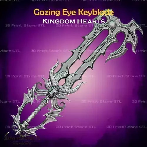 Gazing Eye Keyblade Cosplay Kingdom Hearts - STL File