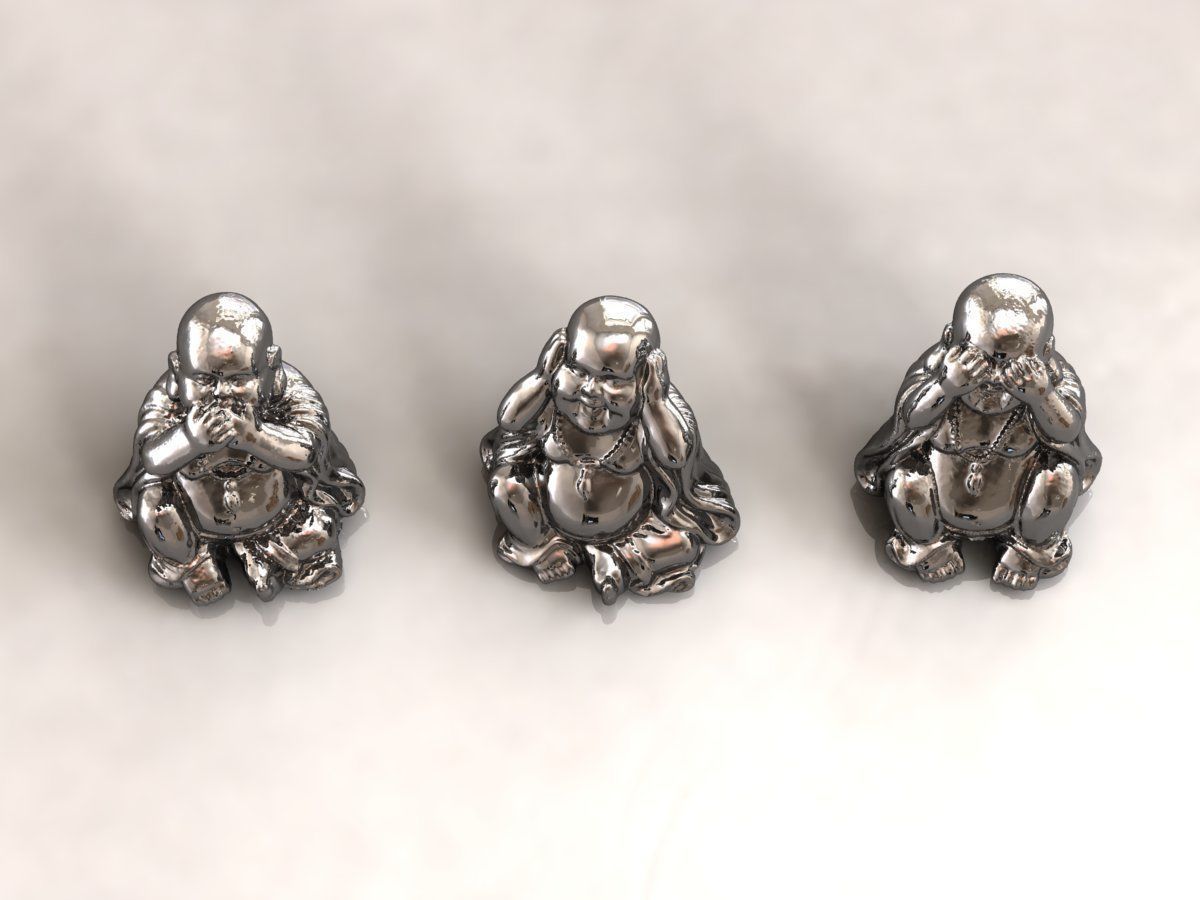 Buddha 3D print model_3