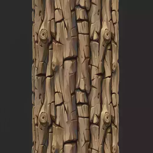 Stylized Bark Seamless Texture