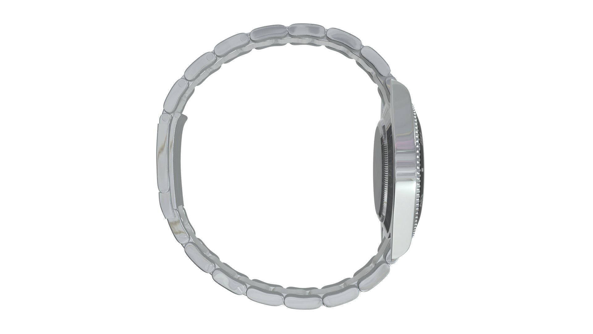 Watch Submariner Date Oystersteel - Black Dial 3D model_5