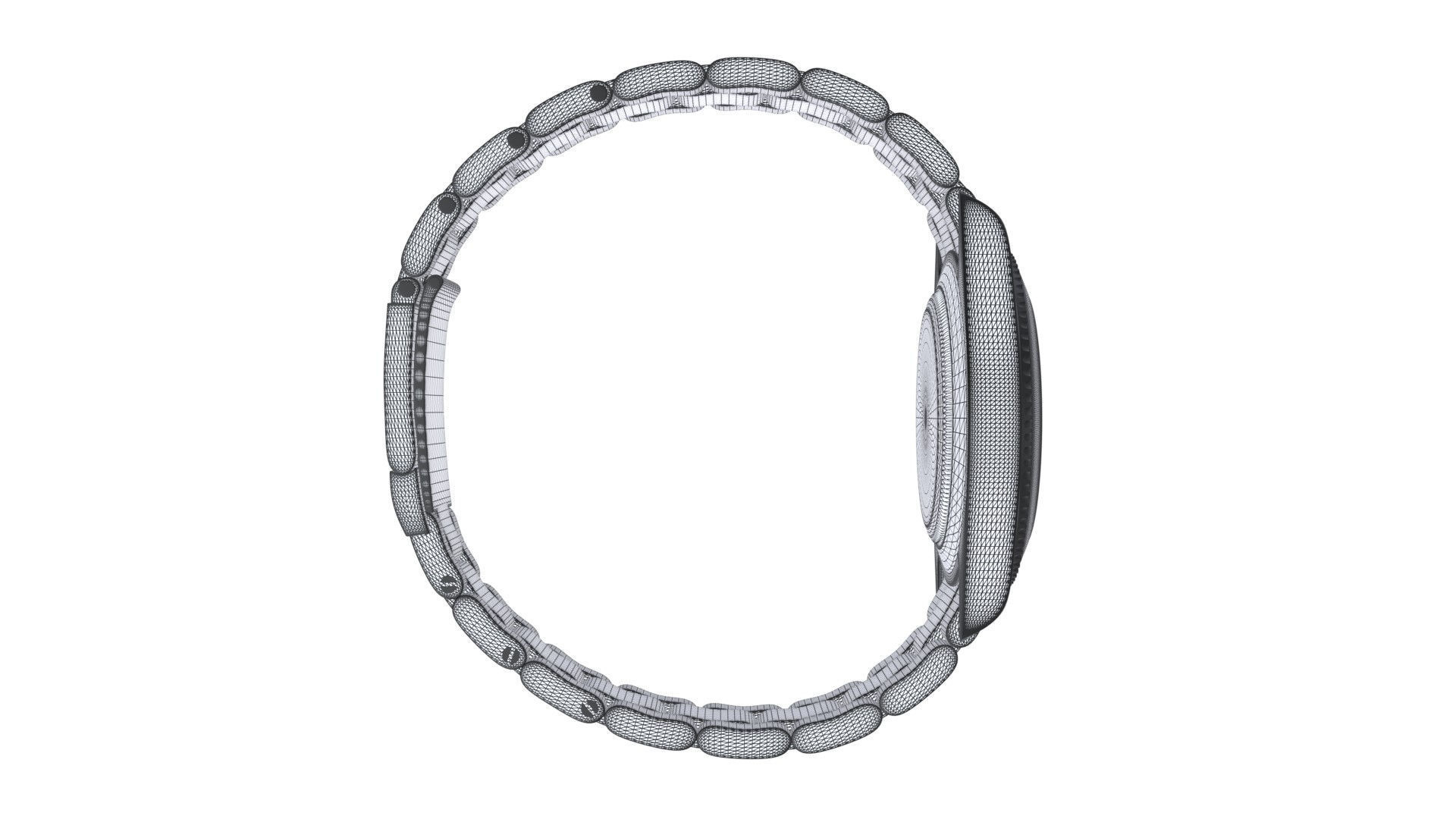 Watch Submariner Date Oystersteel - Black Dial 3D model_8