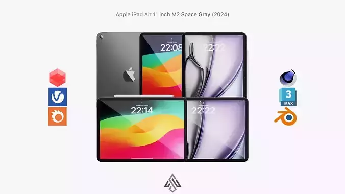 Apple iPad Air 11 inch Space Gray M2 2024