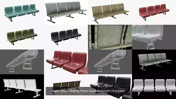 Super Airport Waiting Room Seats Collection