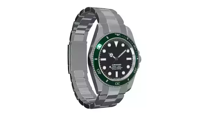 Watch Submariner Date Oystersteel - Green Ceramic