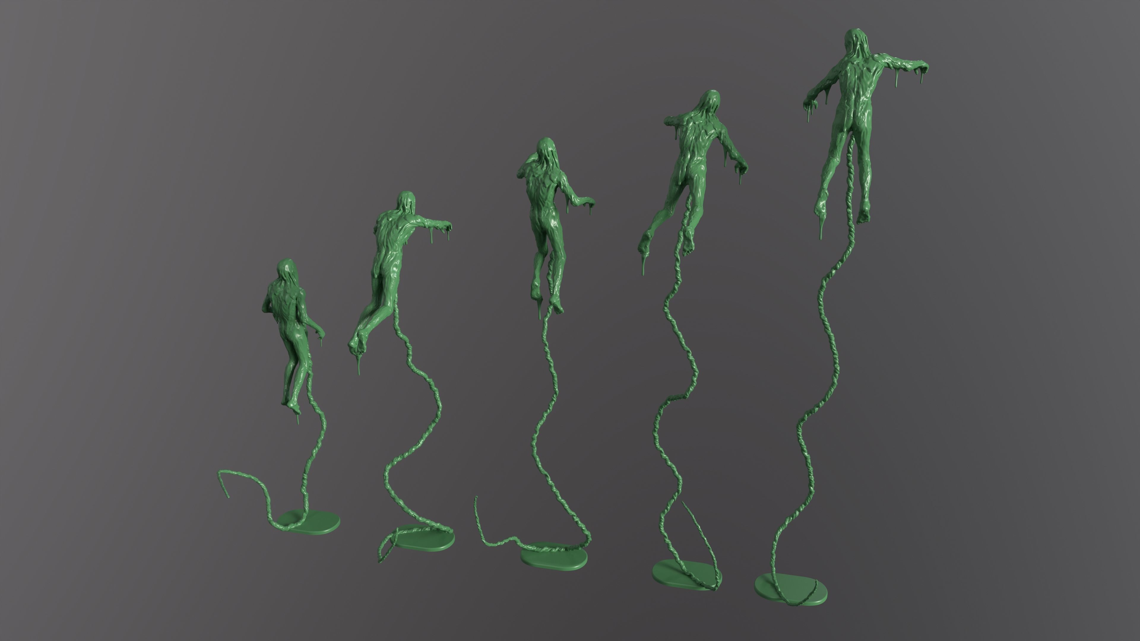 Gazers - Death Stranding collectable BT figurines  3D print model_2