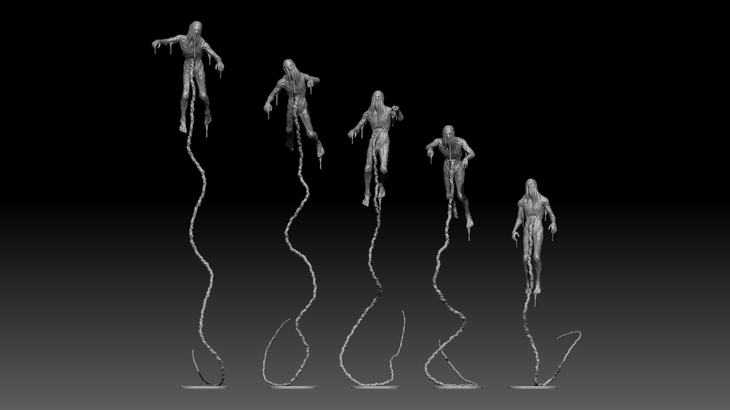 Gazers - Death Stranding collectable BT figurines  3D print model_3