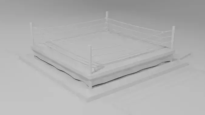 Low poly Boxing ring