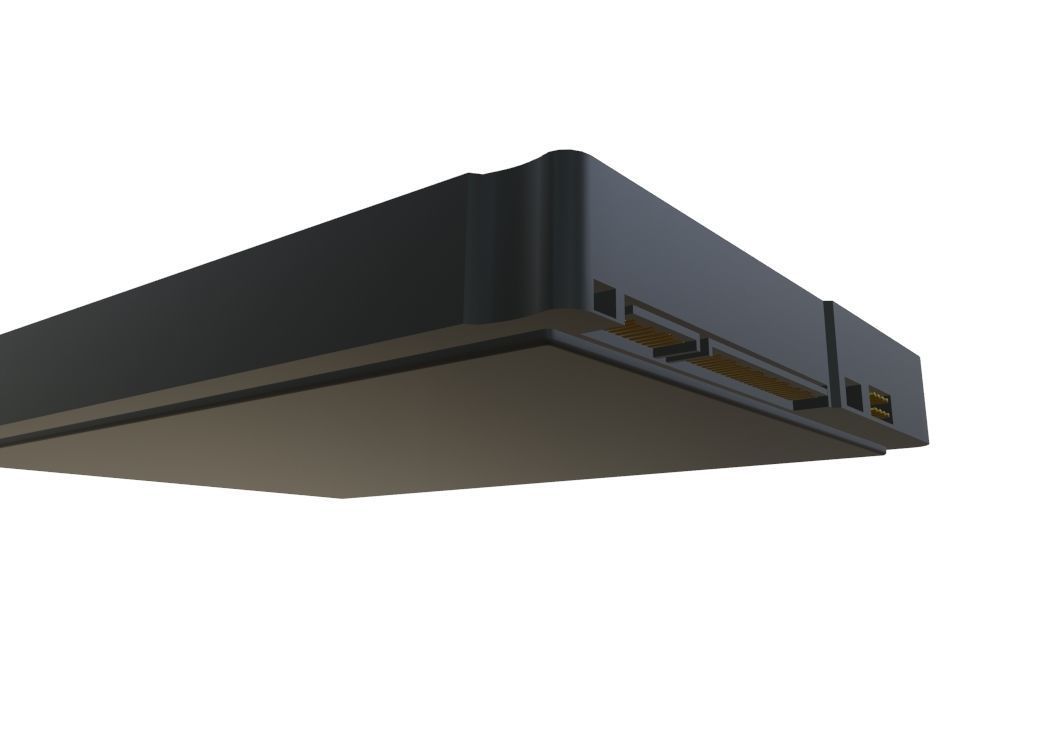 Computer accessories Portable Hard Drive Low-poly 3D model_3