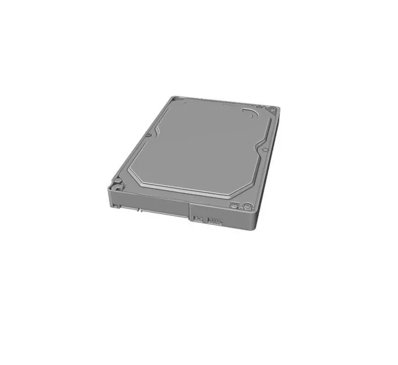 Computer accessories Portable Hard Drive Low-poly 3D model_0