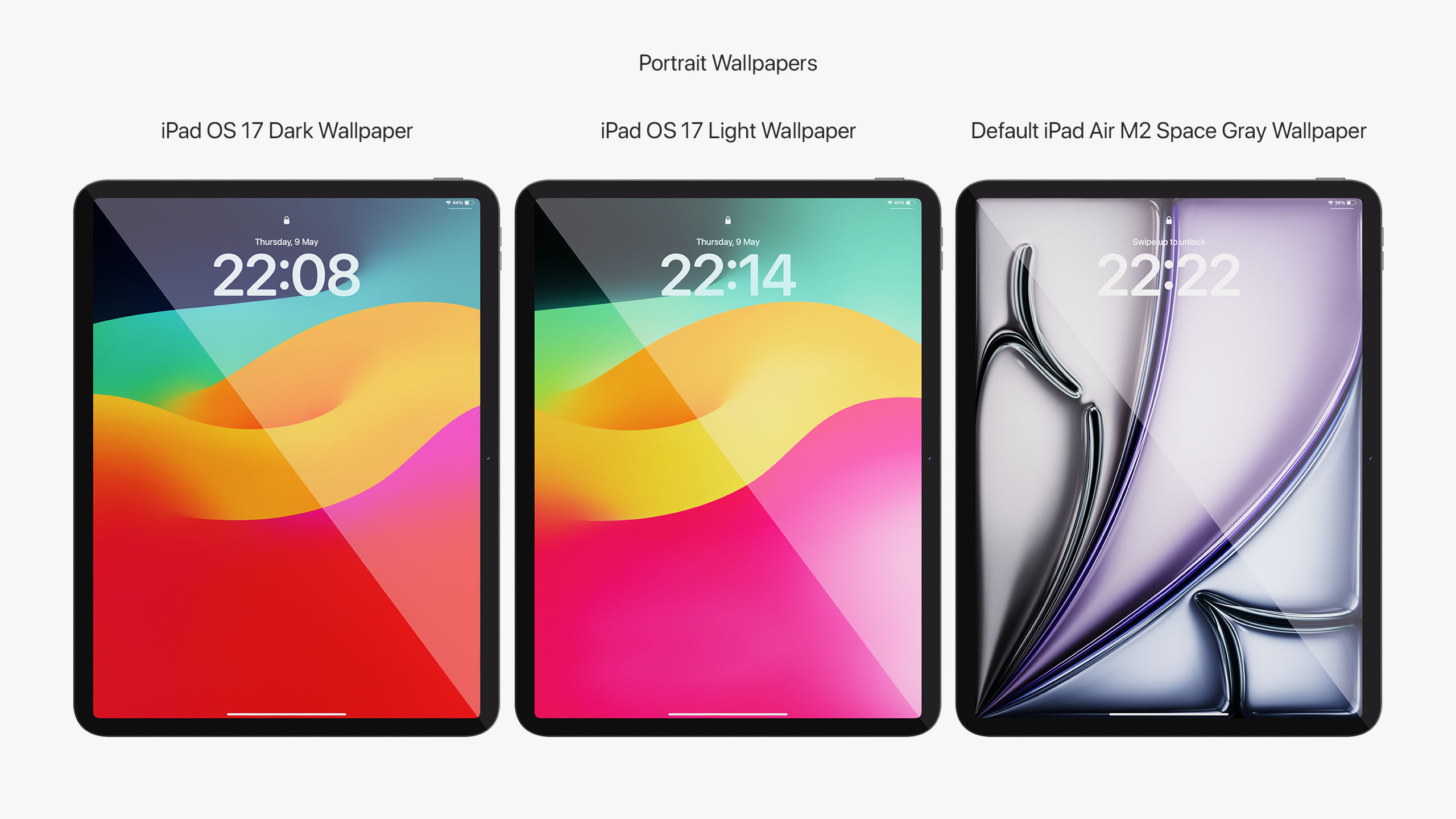 Apple iPad Air 13 inch Space Gray M2 2024 3D model_2