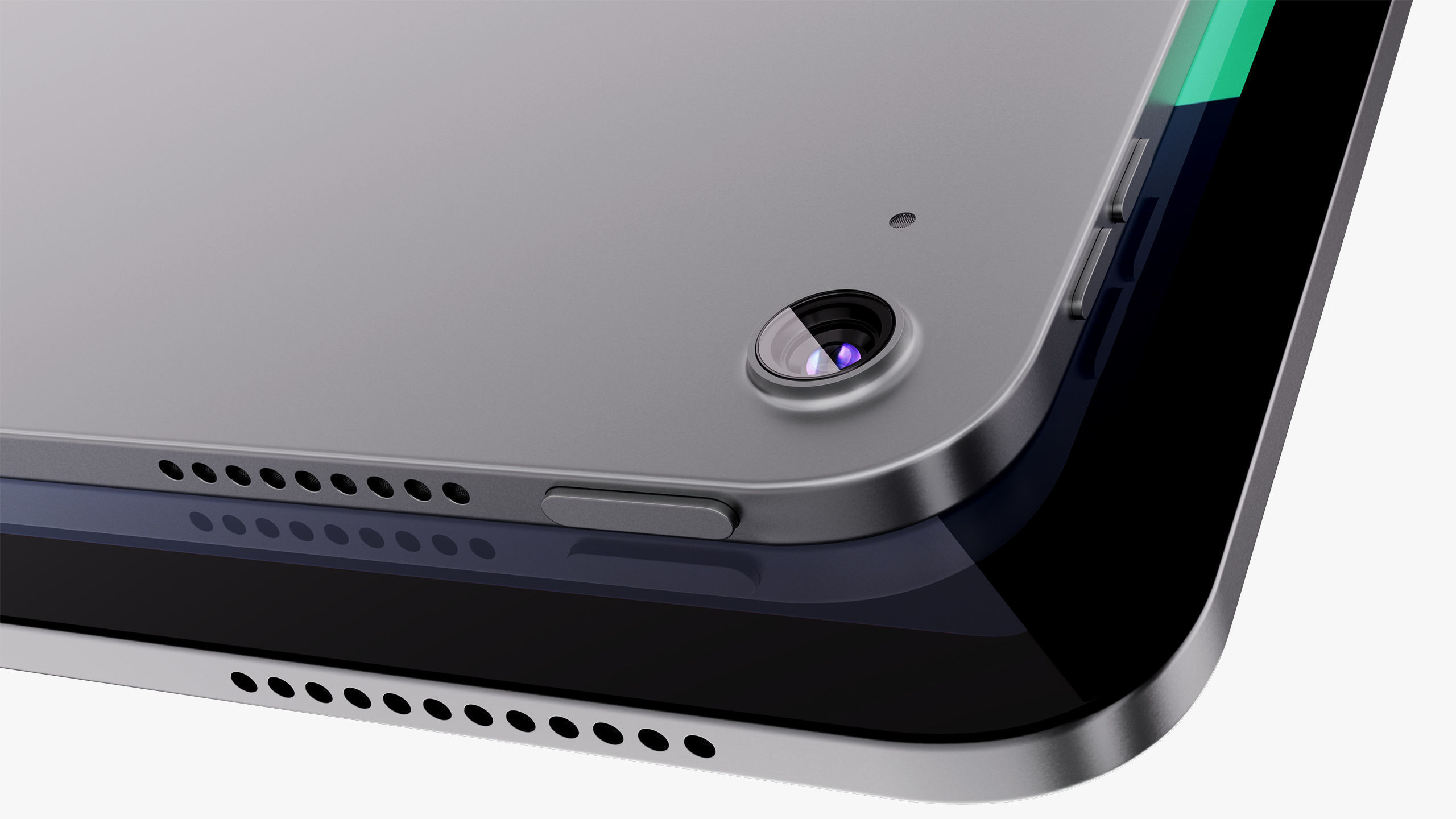 Apple iPad Air 13 inch Space Gray M2 2024 3D model_10