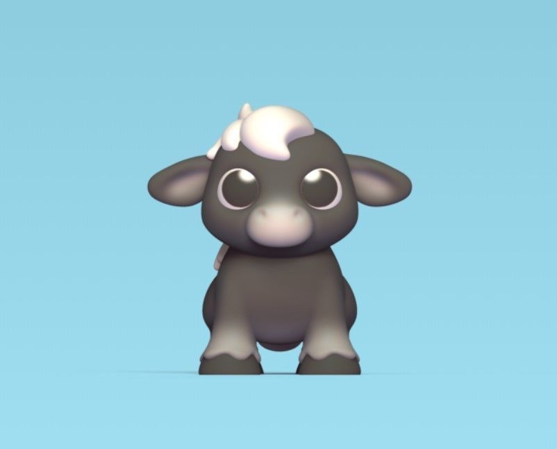 Cute Pony 3D print model_1