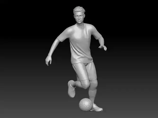 SOCCER PLAYER BOY 1 3D print model