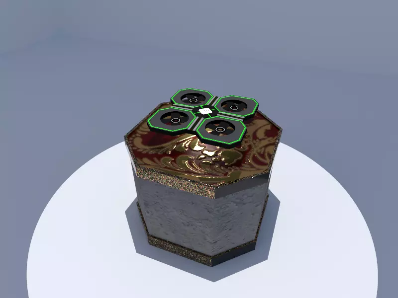 Drone Decoration Free 3D model
