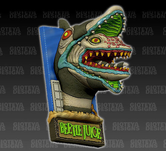 Beetlejuice Sandworm 3D model