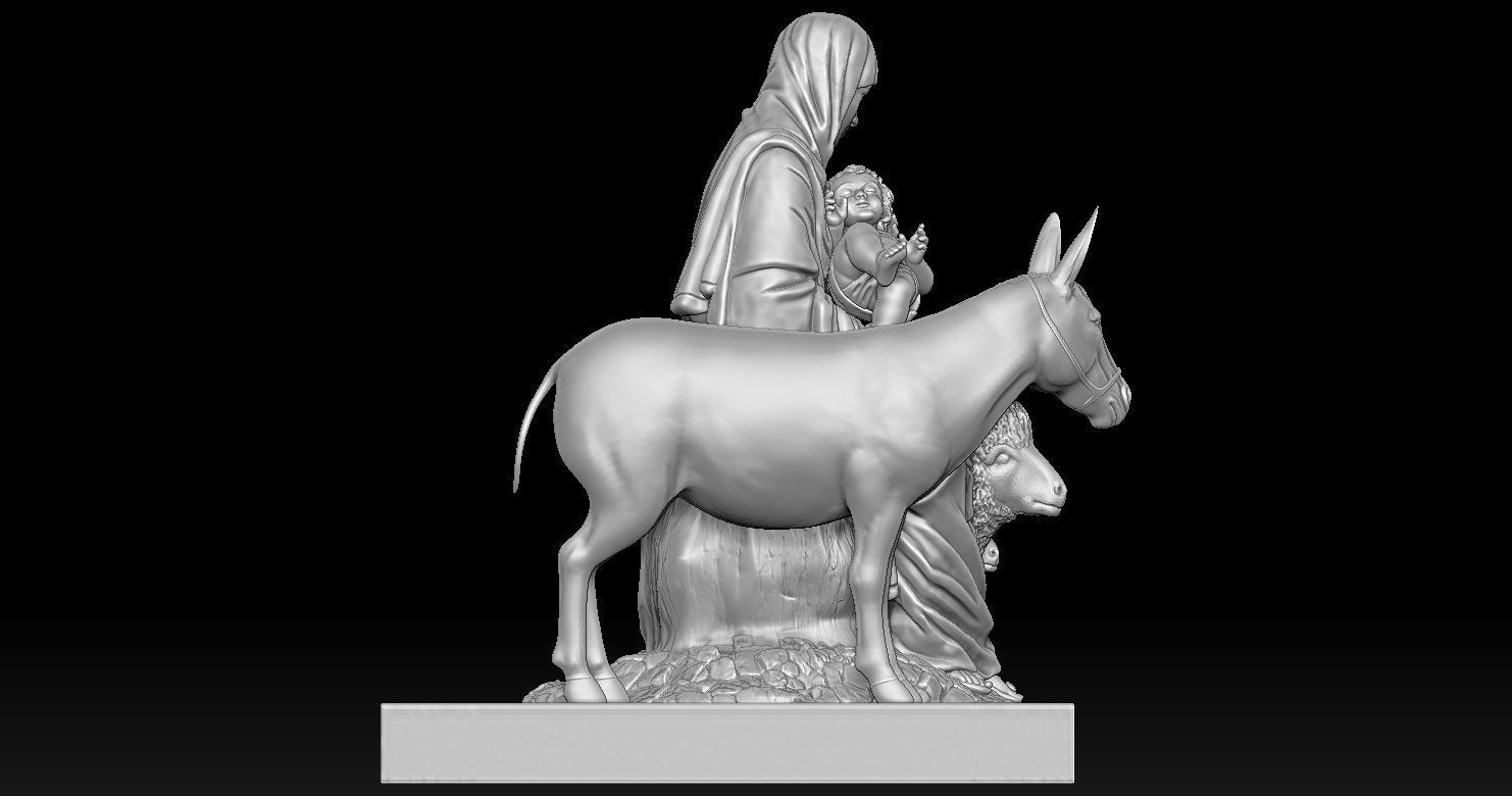 3D printed model of Jesus Nativity - Nativity scene 3D print model_11