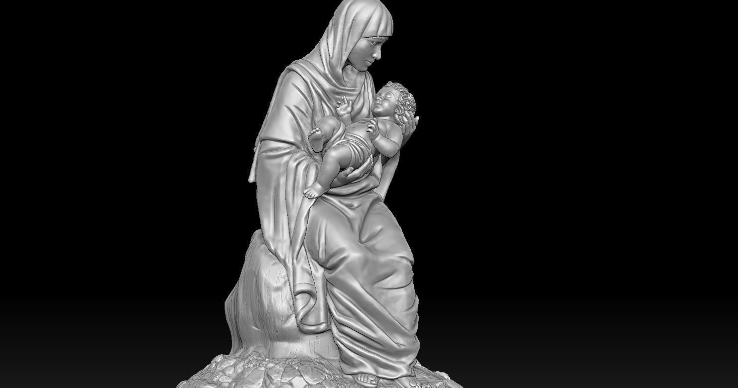 3D printed model of Jesus Nativity - Nativity scene 3D print model_29