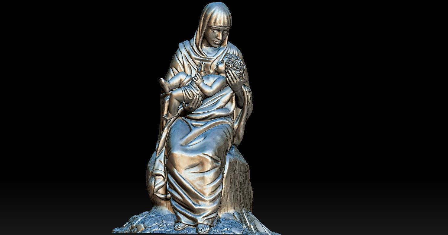 3D printed model of Jesus Nativity - Nativity scene 3D print model_32