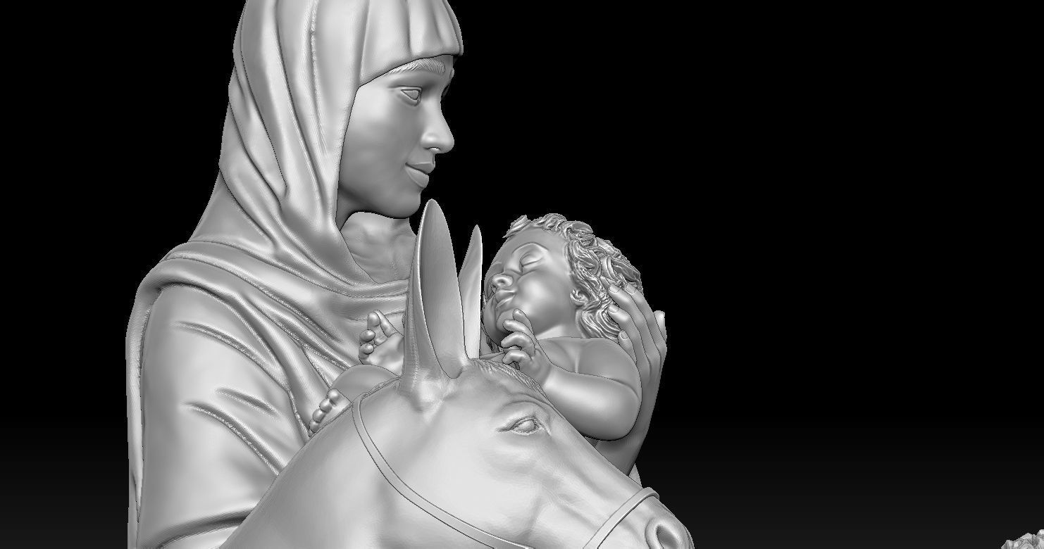 3D printed model of Jesus Nativity - Nativity scene 3D print model_15