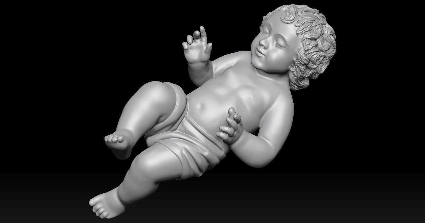 3D printed model of Jesus Nativity - Nativity scene 3D print model_19