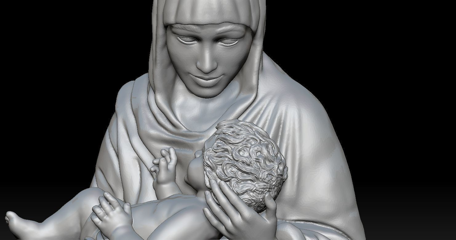 3D printed model of Jesus Nativity - Nativity scene 3D print model_16