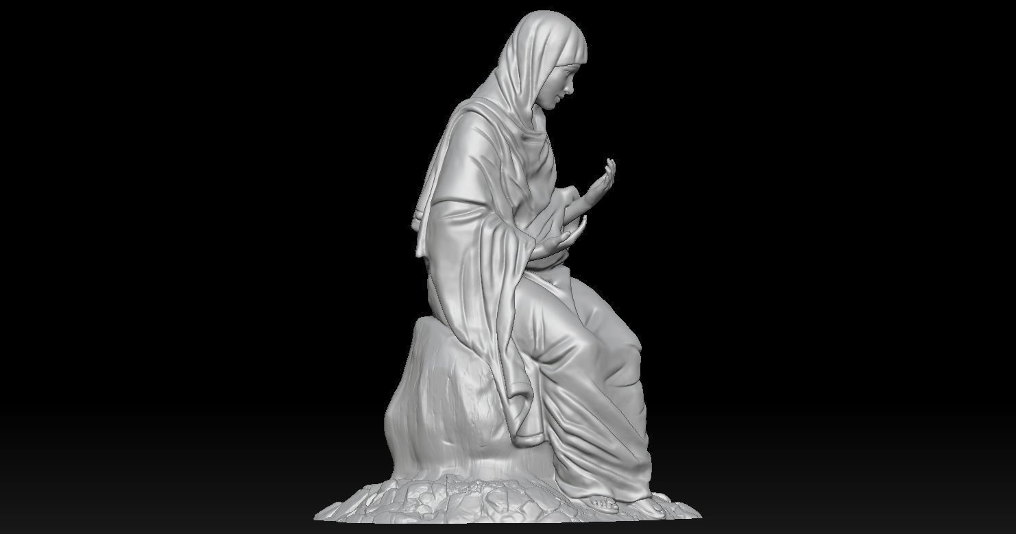 3D printed model of Jesus Nativity - Nativity scene 3D print model_30