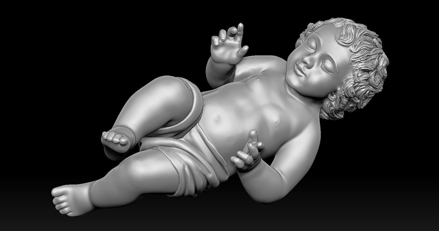 3D printed model of Jesus Nativity - Nativity scene 3D print model_31