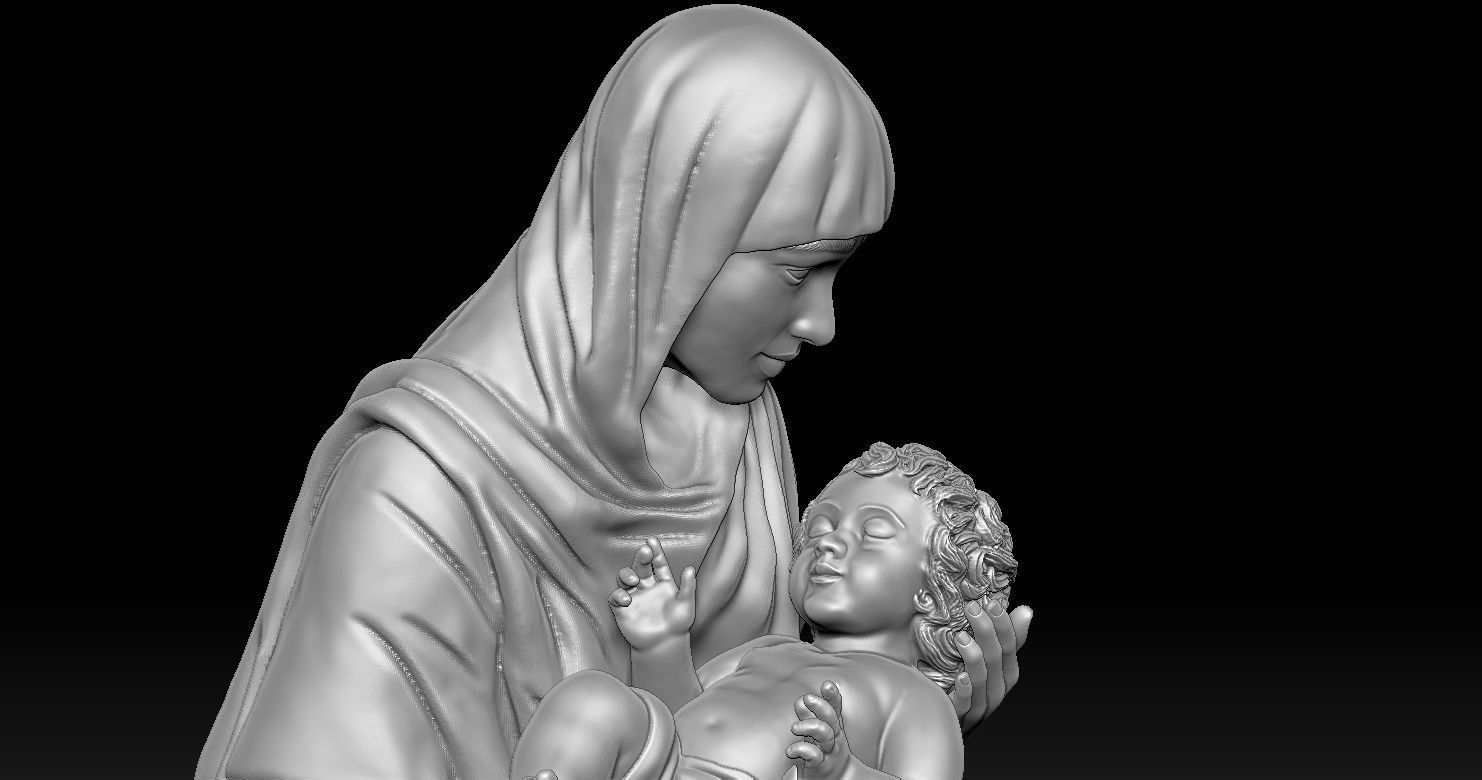 3D printed model of Jesus Nativity - Nativity scene 3D print model_10