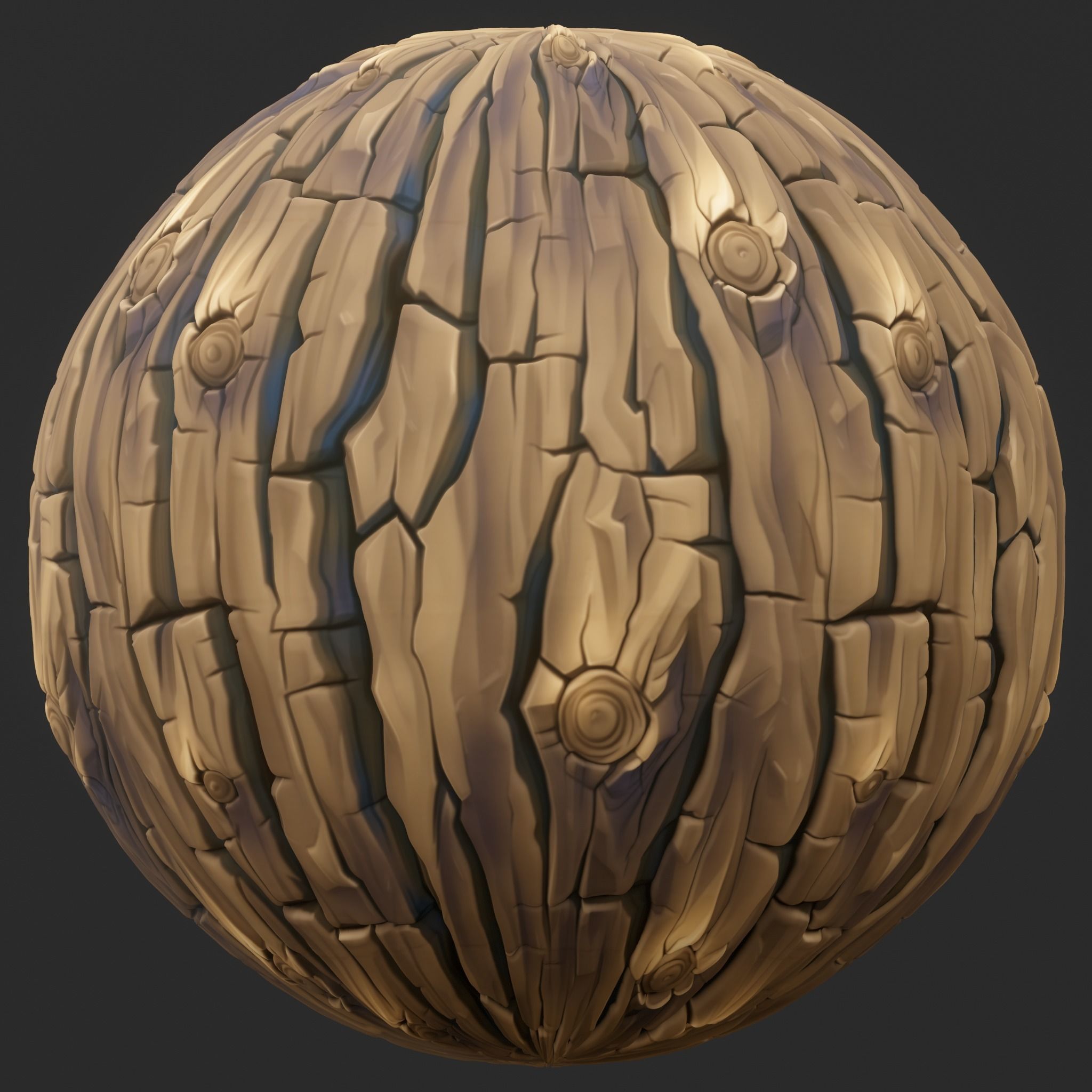 Stylized Bark Seamless Texture Texture_4