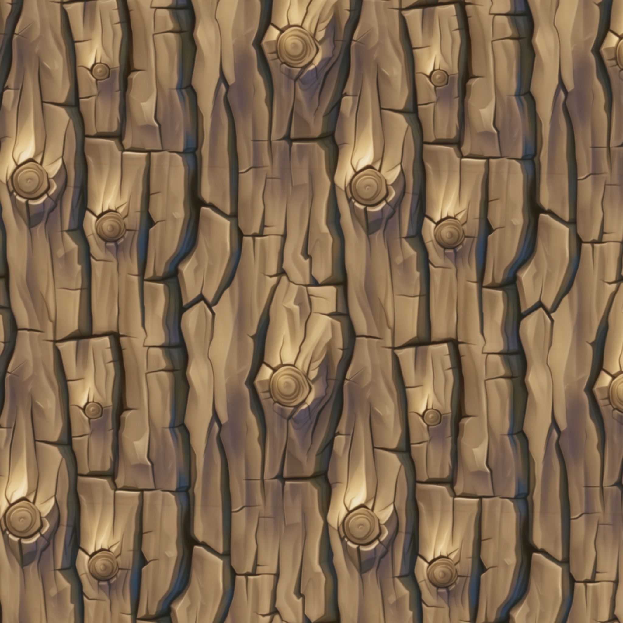 Stylized Bark Seamless Texture Texture_1