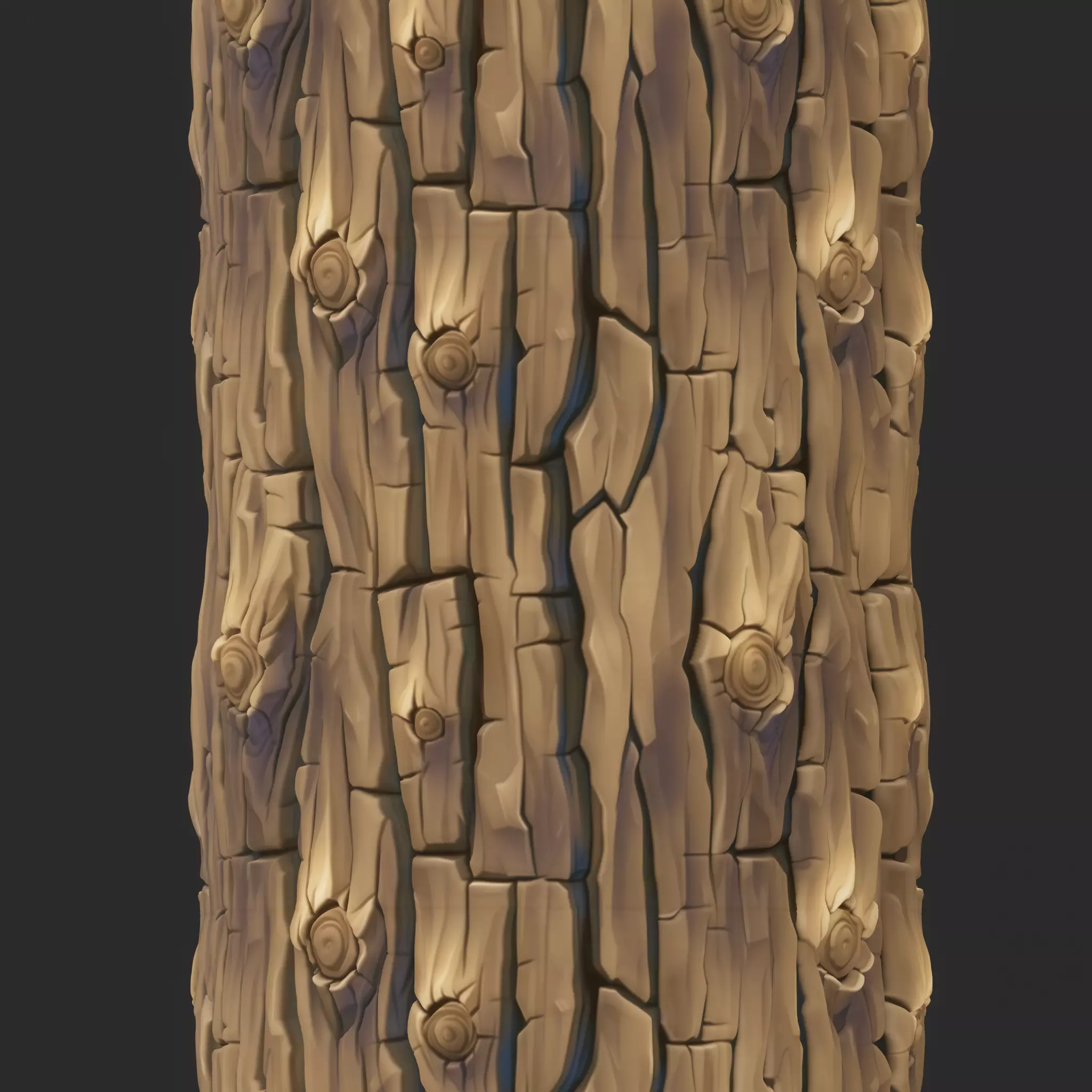 Stylized Bark Seamless Texture Texture_0
