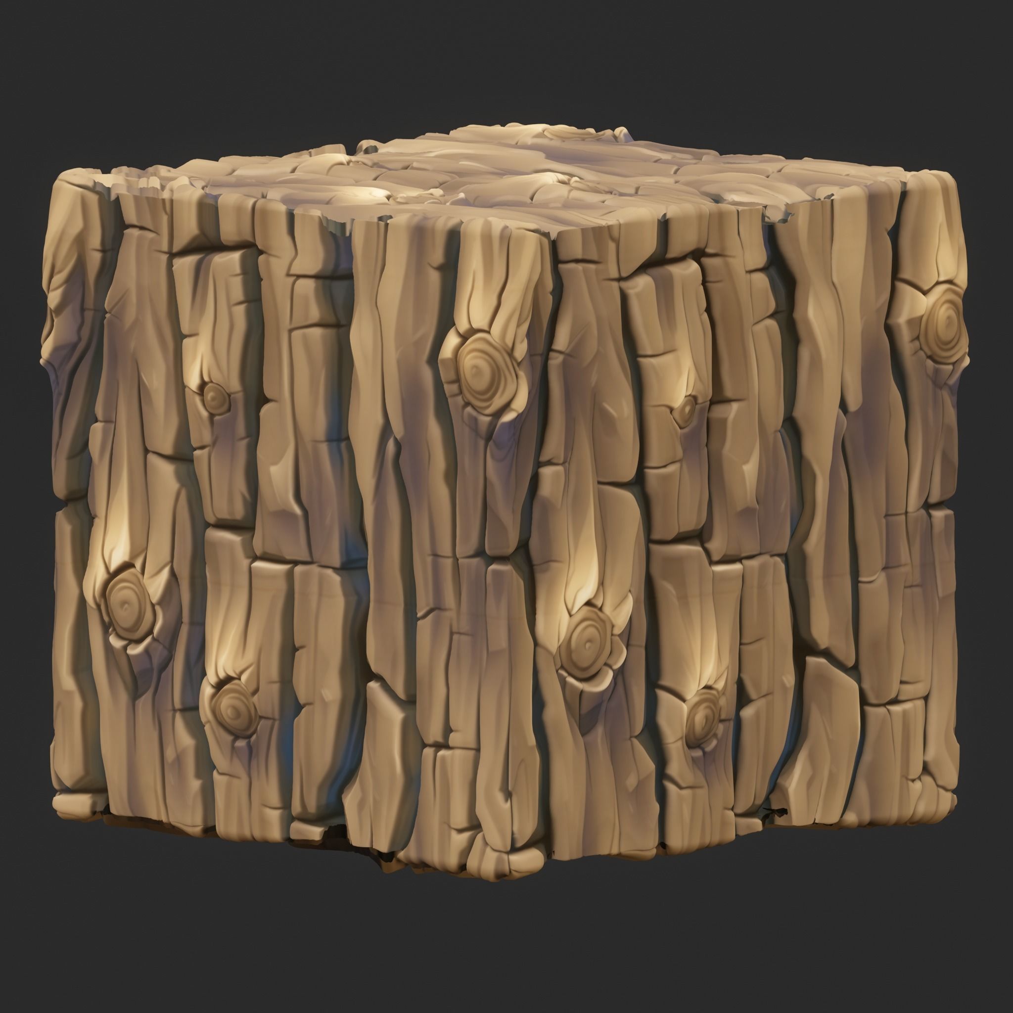 Stylized Bark Seamless Texture Texture_2