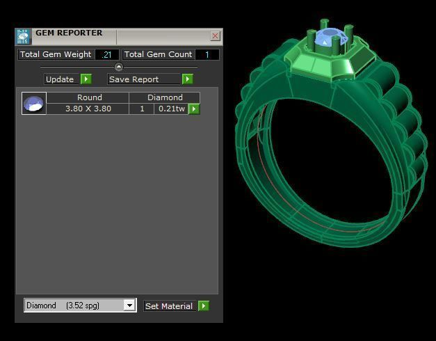 man ring 3D print model_15