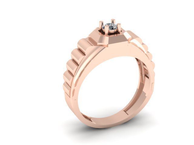 man ring 3D print model_8